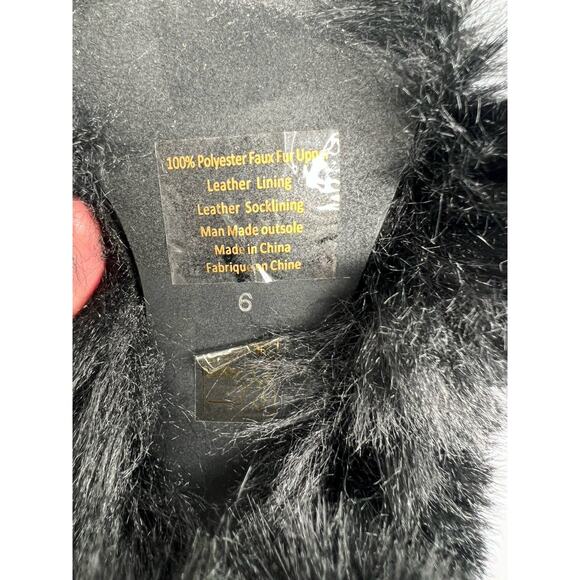 Jeffrey Campbell Black Faux Fur Fluff Pump Heels Women’s Size 6 NWOB - Picture 8 of 8